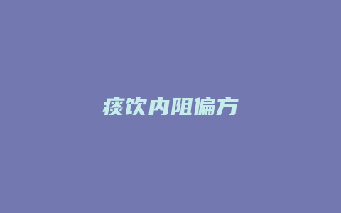 痰饮内阻偏方
